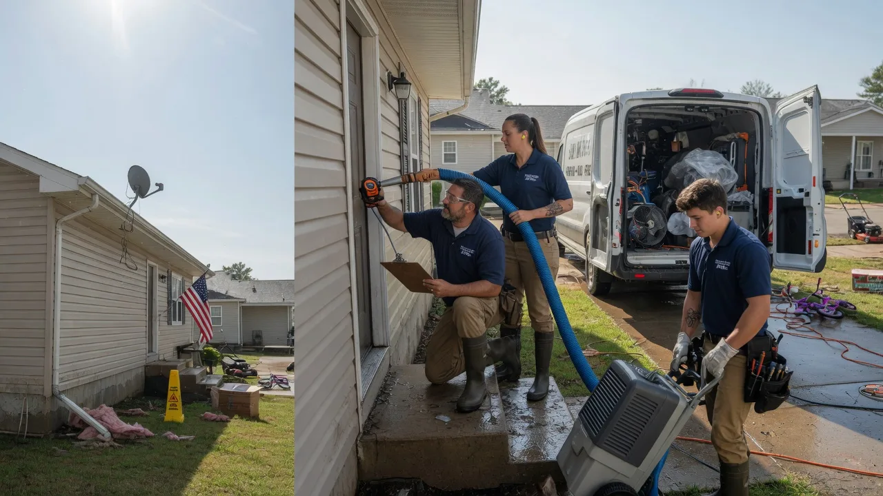 Ceiling Water Damage Restoration in Edinburgh, IN near me